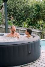 MSpa Aurora Whirlpool 6 Personen 204x204x70cm, 138 Massagedüsen, LED – Bild 8