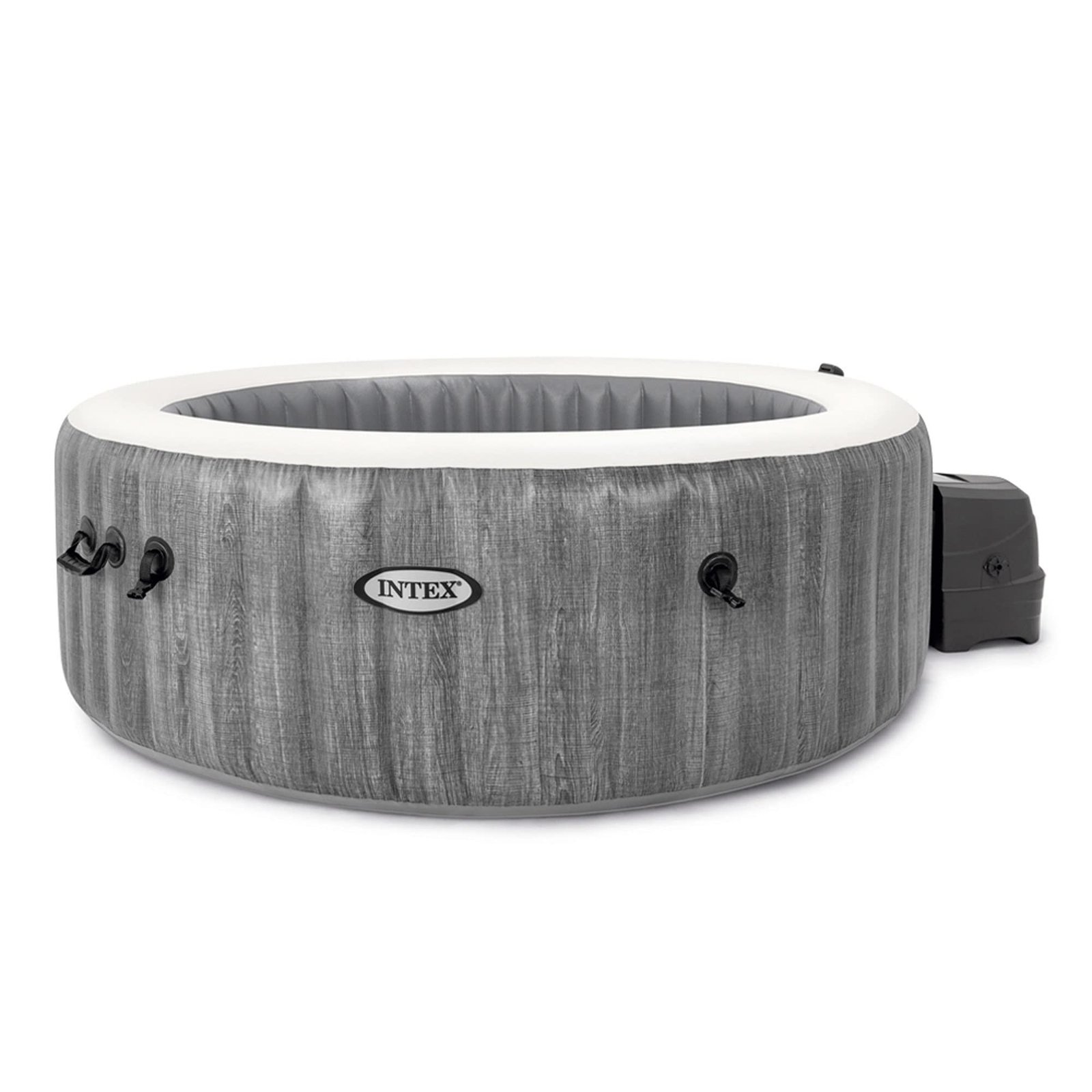 716WaS36RuL Intex PureSpa Greywood Deluxe Whirlpool Ø196x71cm – Bild 1