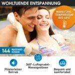 MSpa Bergen Whirlpool 8 Personen Ø224x70cm, 144 Massagedüsen, LED – Bild 9