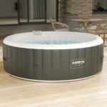 Arebos Whirlpool 6 Personen Ø208cm, 130 Massagedüsen, Heizung