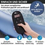 MSpa Bergen Whirlpool 8 Personen Ø224x70cm, 144 Massagedüsen, LED – Bild 4