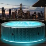 MSpa Starry Whirlpool 6 Personen Ø204x70cm, 138 Massagedüsen, LED