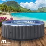 BRAST Whirlpool aufblasbar MSpa Bergen für 4-8 Personen | viele Größen Ø180-224cm | In- Outdoor Pool | Ganzjähriger Einsatz – Bild 3