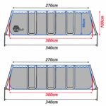 GEAR Stahlrahmenpool 300x200x76cm, rechteckig, Aufstellpool – Bild 8
