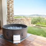 MSpa Mono Whirlpool 6 Personen 173x173x70cm, 138 Massagedüsen