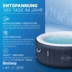 Bestway Lay-Z-Spa Miami AirJet Whirlpool 4 Personen Ø180x66cm, 120 Düsen – Bild 5