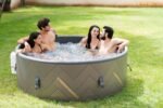 MSpa Mono Eco Whirlpool 8 Personen 192x192x65cm, 144 Massagedüsen, PTC-Heizung – Bild 5