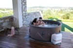 MSpa Mono Eco Whirlpool 8 Personen 192x192x65cm, 144 Massagedüsen, PTC-Heizung