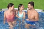 Bestway Steel Pro MAX Aufstellpool Ø396x122cm, lichtgrau, rund, Filterpumpe – Bild 5