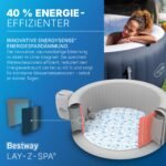 Bestway Lay-Z-Spa Miami AirJet Whirlpool 4 Personen Ø180x66cm, 120 Düsen – Bild 7